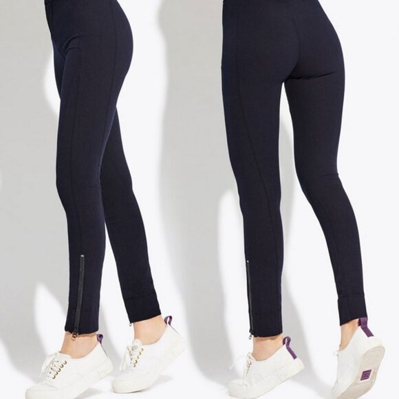 AYR Flex Tech ISKO Premium Stretch Denim Pants Size 28 x 28 Navy Blue Ankle Zip - Picture 2 of 15